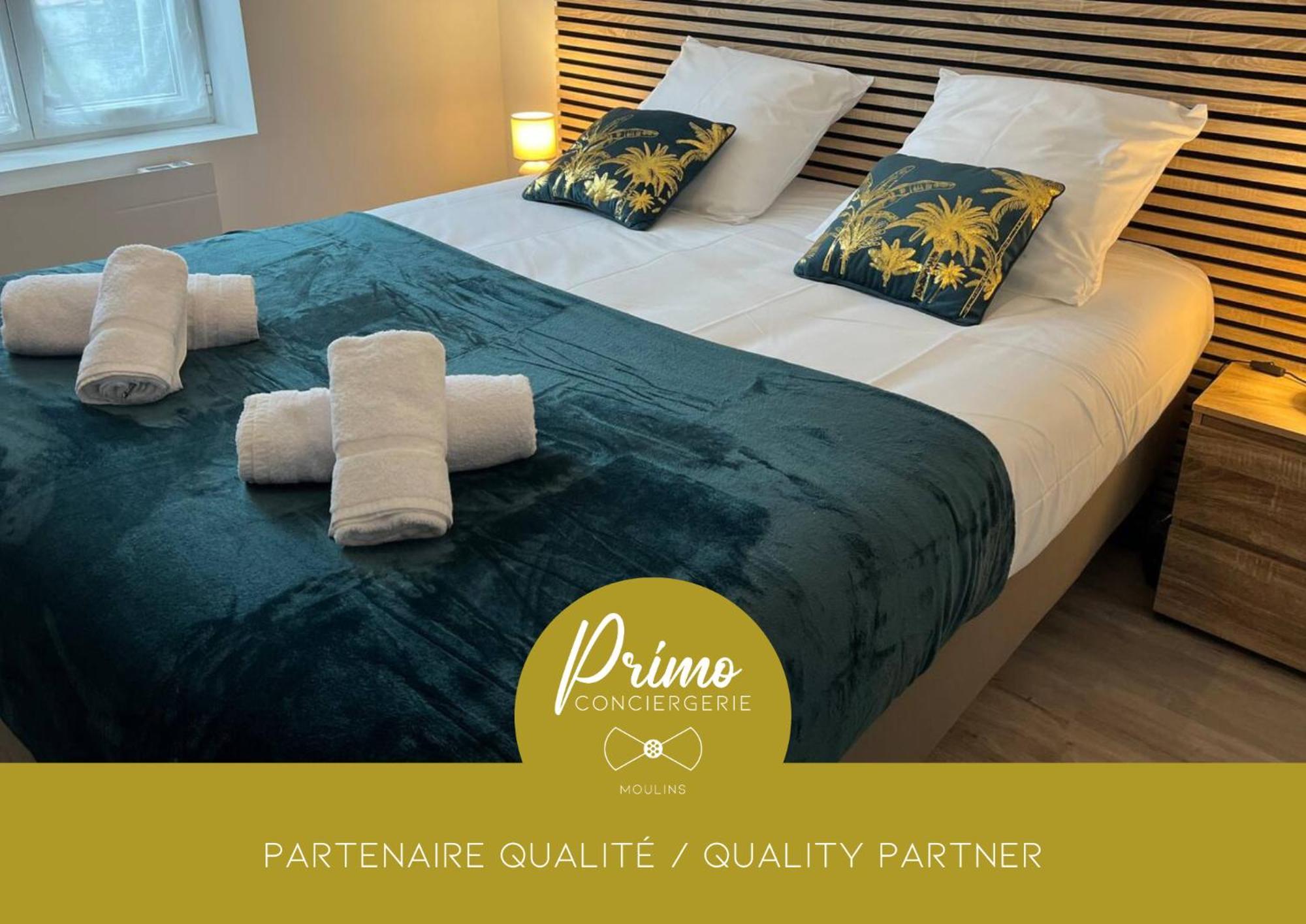 Le Cocon Moulinois, Proche Gare Avec Services By Primo C0Nciergerie Apartment Moulins  Bagian luar foto